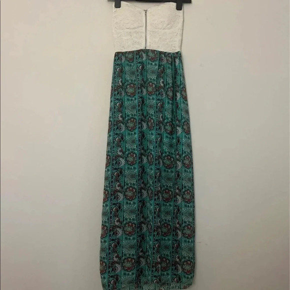 NWOT Strapless Maxi Dress​ - Picture 1 of 5